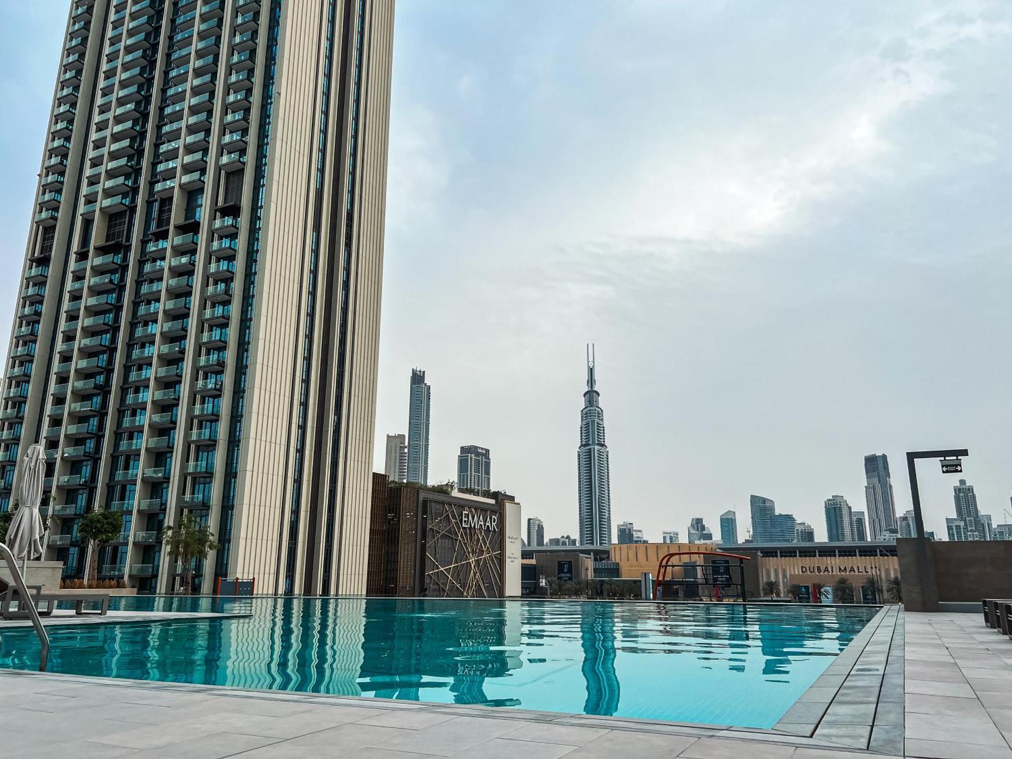 Ferienwohnung Stunning Burj View Dubai Mall Access Infinity Pool Exterior foto