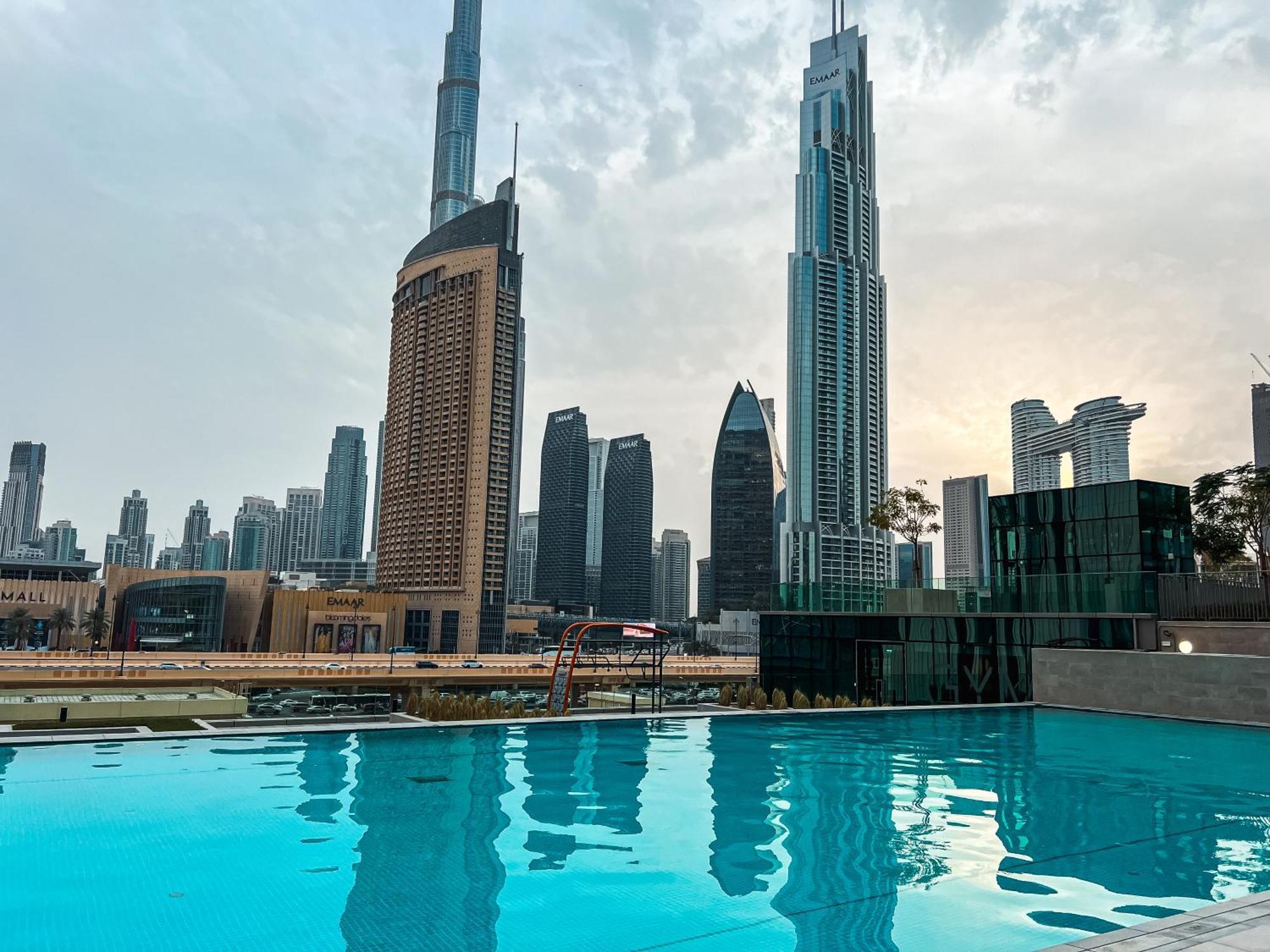 Ferienwohnung Stunning Burj View Dubai Mall Access Infinity Pool Exterior foto