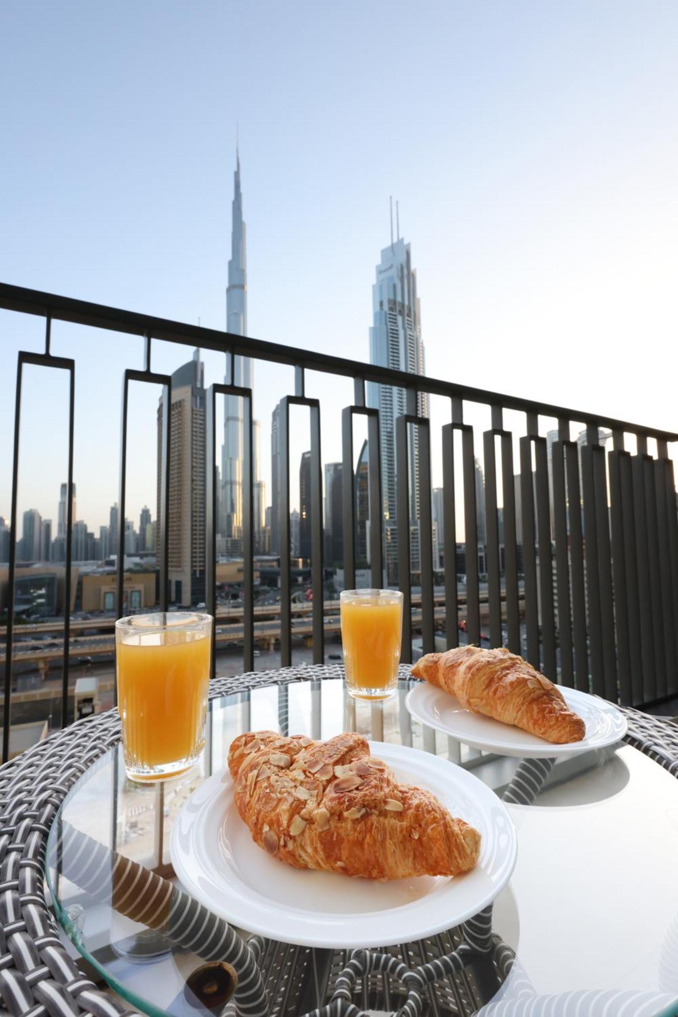 Ferienwohnung Stunning Burj View Dubai Mall Access Infinity Pool Exterior foto