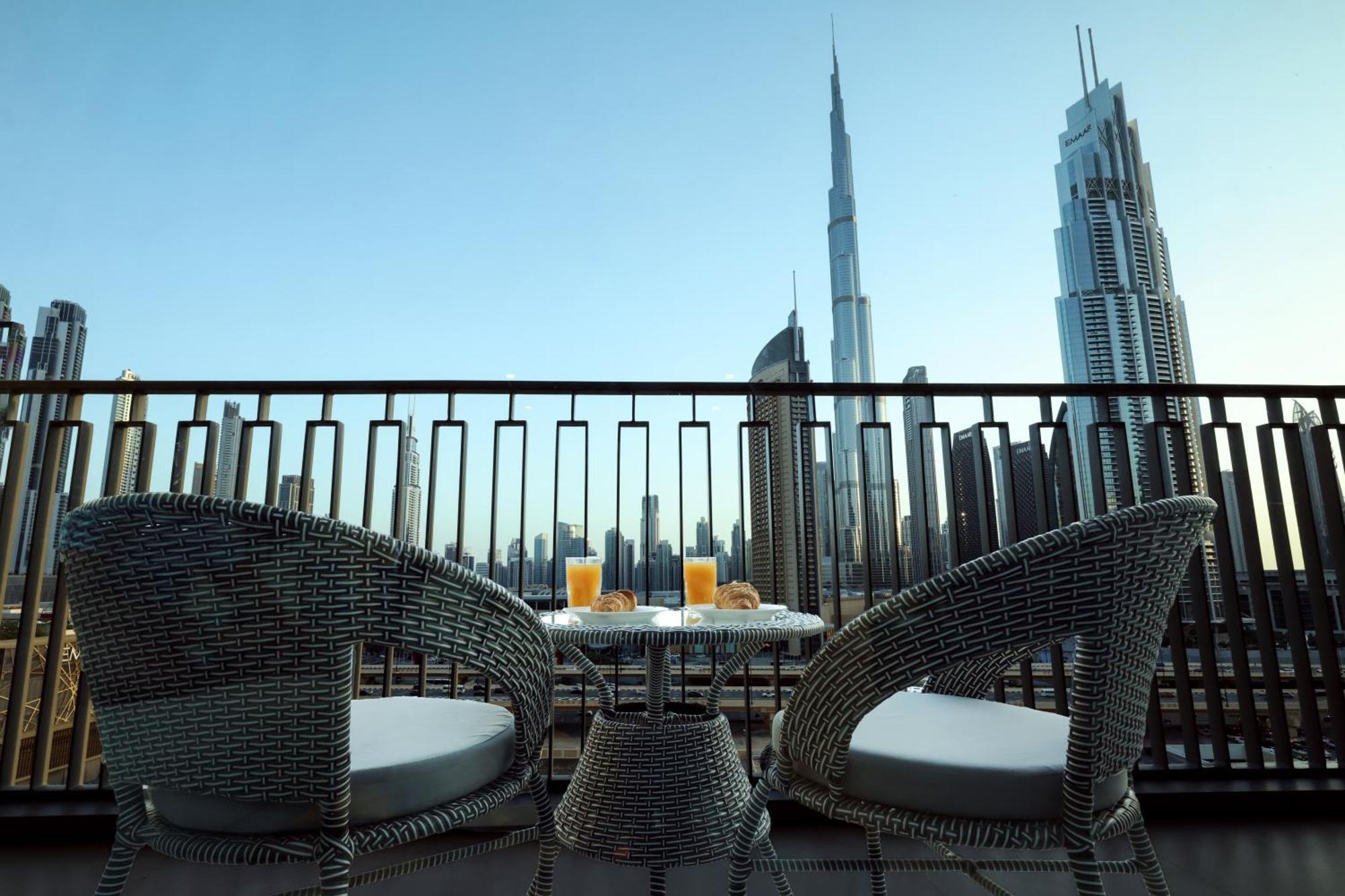 Ferienwohnung Stunning Burj View Dubai Mall Access Infinity Pool Exterior foto